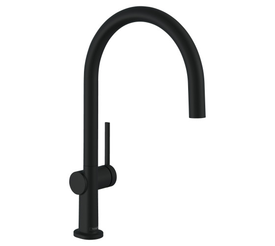 Смеситель кухонный Hansgrohe Talis 220, черный матовый (72804670)