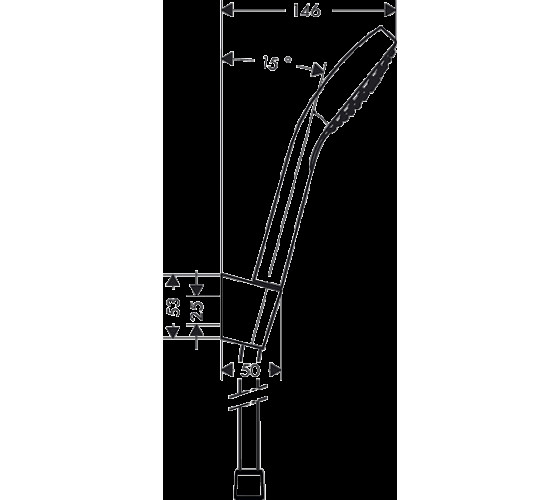 Душовий гарнітур Hansgrohe Croma Select E Vario (26413400)