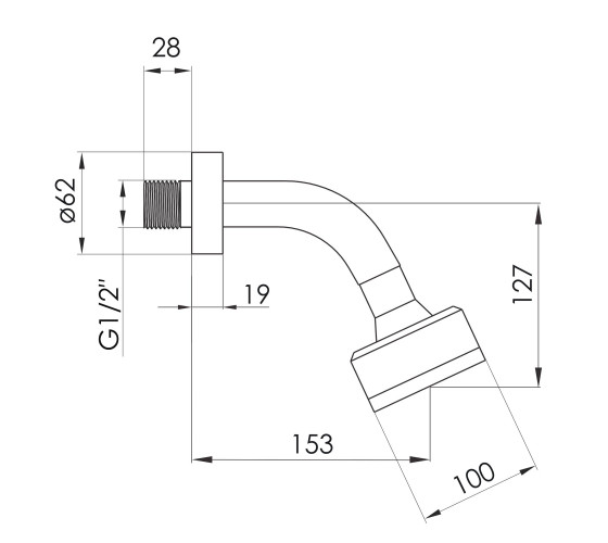 Верхний душ Imprese Krinice (VR-15110 (S)