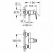 Змішувач для душа Grohe BauLoop, хром (23634000)