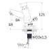 Кран для воды порционный RJ PUSH (RBZ233-1)