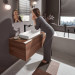 Смеситель для раковины Hansgrohe VIVENIS 250 черный матовый (75040670)