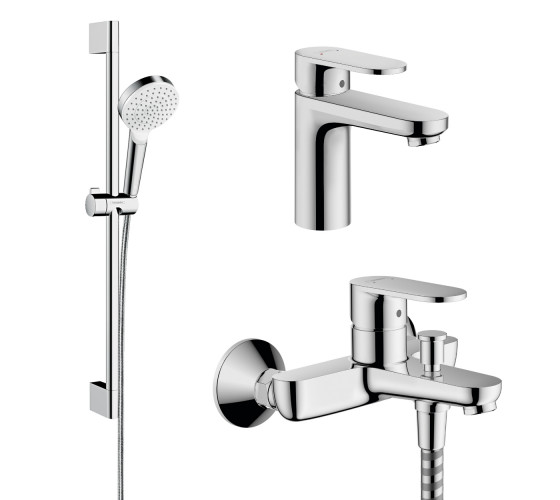 Набір змішувачів для ванни 3в1 Hansgrohe VERNIS BLEND (71551111)