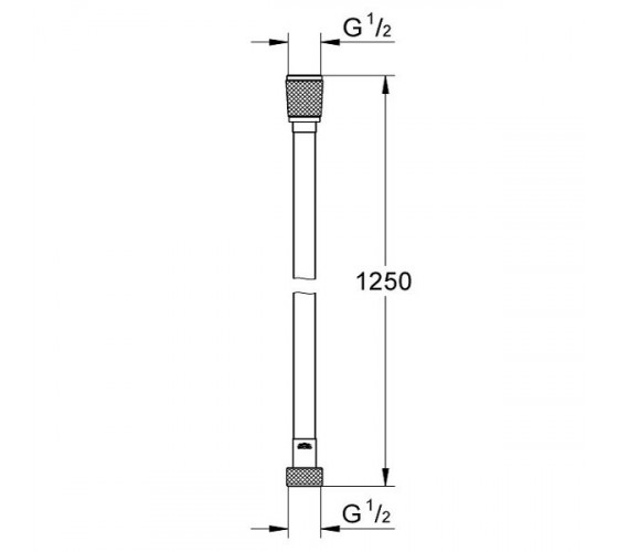 Шланг для душу GROHE Silverflex 125 см (28362000)