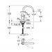 Змішувач для кухні Grohe BauLoop (31232001)