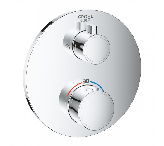 GROHTHERM термостат для душа с переключателем на 2 положения верхний/ручной душ
