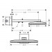 Верхний душ Hansgrohe Rainmaker Select 460 чёрный-хром (24005600)
