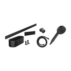 Комплект аксесуарів Hansgrohe WallStoris Activation EcoSmart 7в1, Matt Black (24291670)