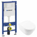 Комплект:4694HR01 ARCHITECTURA NEW унитаз подвес 37*53см, DirectFlush, с сидением Slow closing+458.103.00.1 DUOFIX Basic монт элемент для подвес унит