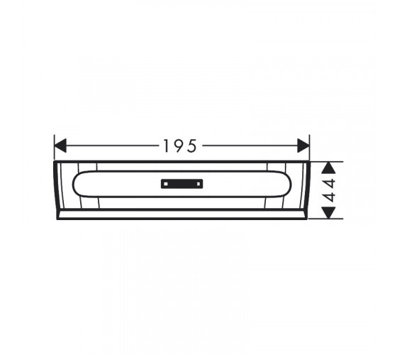 Комплект аксессуаров Hansgrohe WallStoris 4в1, Matt Black (27967670)