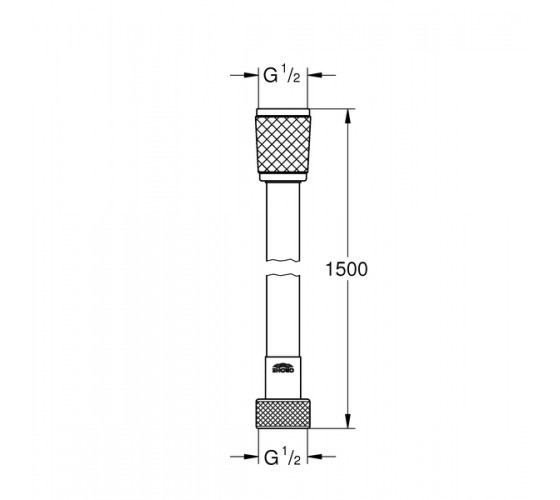 Шланг для душу Grohe Relexaflex 150 см (45973001)