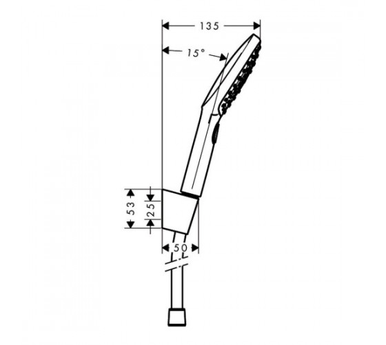 Душовий гарнітур Hansgrohe Raindance Select E 120 (26720000)