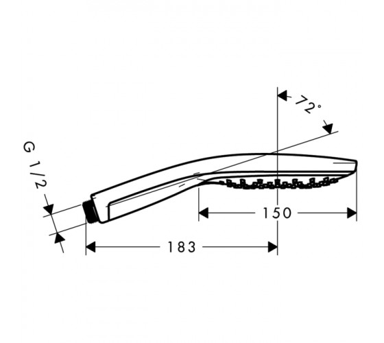 Ручний душ Hansgrohe Raindance Select S 150 Air 3jet (28587000)