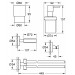Набір аксесуарів 5в1 Hansgrohe Logis (40846001)