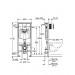 Інсталяція для унітазу Grohe Rapid SL 3в1 (38722001)