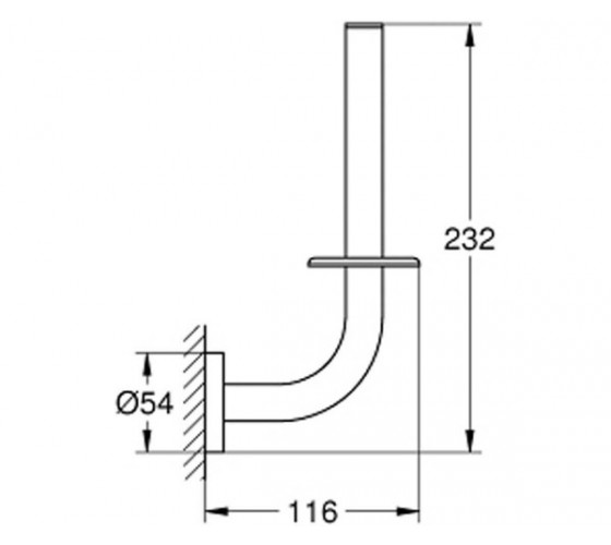 Тримач запасного рулону паперу Grohe Essentials (40385001)