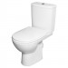 Унітаз-компакт Kolo Freja Premium L79047000 сидіння Duroplast Soft-Close, горизонтальний випуск, нижнє підведення