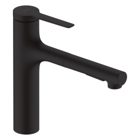 Cмеситель для кухни HANSGROHE Zesis M33 черный (74804670)