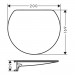 Полочка Hansgrohe WallStoris 20,0x16,9x3,9 см, Matt Black (27915670)