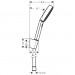 Душовий гарнітур Hansgrohe PULSIFY SELECT чорний (24303670)