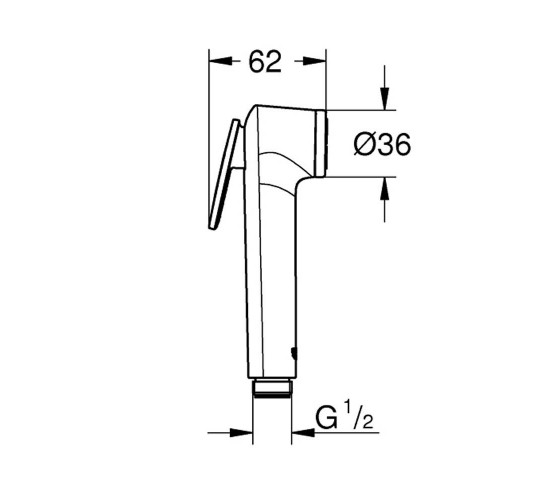 Гігієнічний душ Grohe Tempesta-F Trigger Spray 30 (27512001)