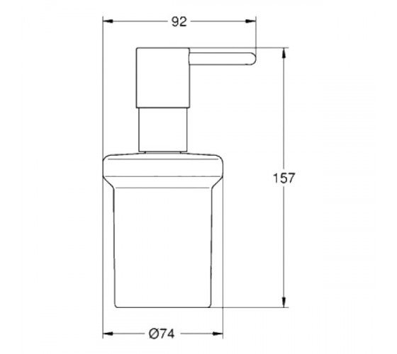 Дозатор для рідкого мила Grohe Essentials (40394001)