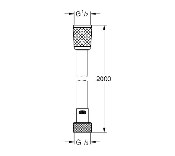 Шланг для душу Grohe Relexaflex 200 см (28155001)
