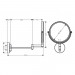 Косметичне дзеркало Hansgrohe Logis (73561000)