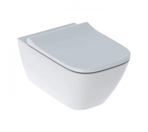 Унітаз підвісний Geberit SMYLE SQUARE Rimfree з сид. 500.683.00.2