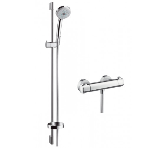 Термостат с душевым набором Hansgrohe Croma 100 Multi Ecostat Comfort (27085000)