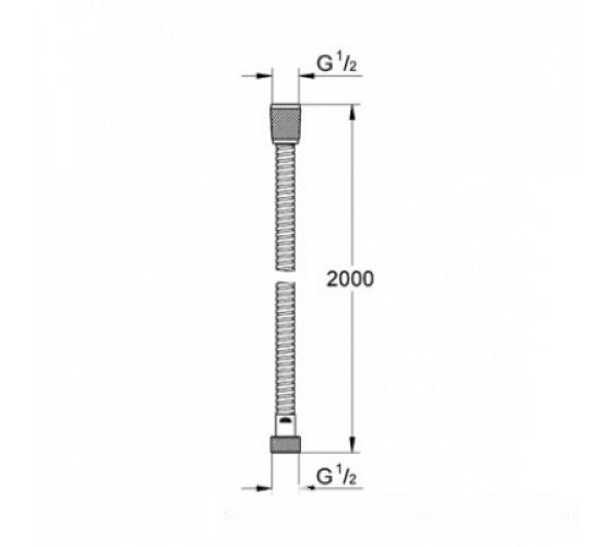 Шланг для душу Grohe Relexaflex Metal 200 см (28140000)