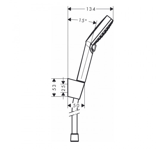 Душовий гарнітур Hansgrohe CROMETTA Vario EcoSmart (26694400)