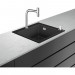 Кухонный комплект мойка Hansgrohe C51-F450-06 со смесителем черный графит (43217000)