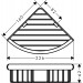 Поличка Hansgrohe Logis (41710000)