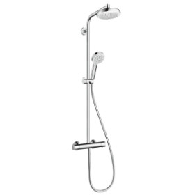 Душевая система для душа с термостатом Hansgrohe Crometta 160 1jet Showerpipe EcoSmart (27265400)
