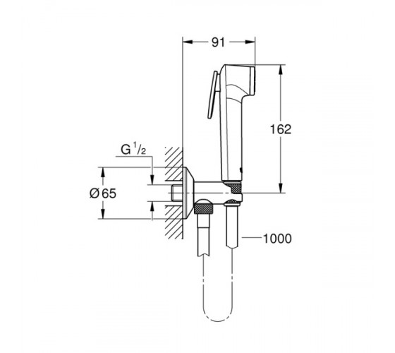 Гігієнічний душ Grohe Tempesta-F Trigger Spray 30 (26358000)