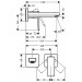 Смеситель для раковины Hansgrohe Metropol (32525000)