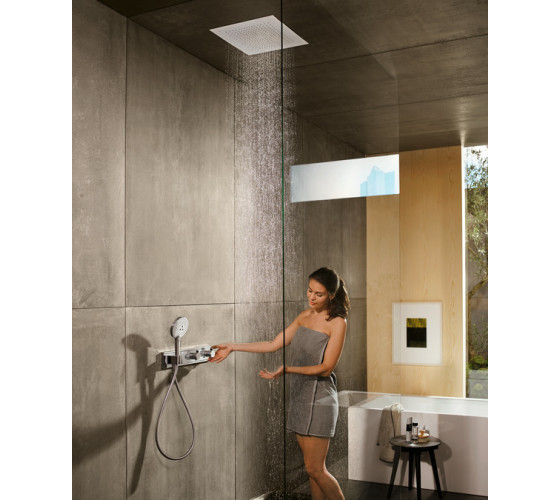 RainSelect Термостат для душа, с 2 кнопками (хром)