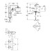 Набір змішувачів для ванни Grohe Eurosmart GRT 1000 New (UA34102TS0)