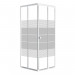 Душевая кабина без поддона RJ VELUM 80x80 см сатин (80RZ082Linia)