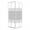 Душевая кабина без поддона RJ VELUM 80x80 см сатин (80RZ082Linia)