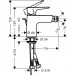 Змішувач для біде Hansgrohe Talis E (71720000)