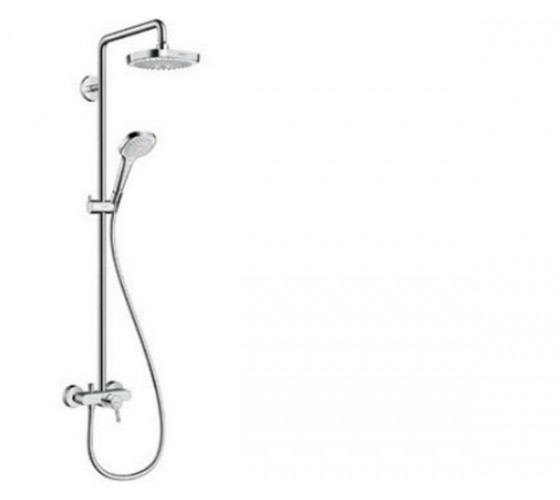 Душевая система для ванны Hansgrohe Croma Select E 180 2jet Showerpipe (27258400)