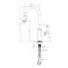 Смеситель для кухни  Imprese HYDRANT матовый никель (ZMK031806150)