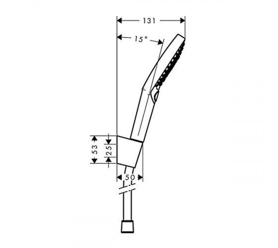 Душовий гарнітур Hansgrohe Raindance Select S 120 3jet (27668000)