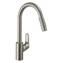 Смеситель для кухни с выдвижным душем Hansgrohe Focus (31815800)