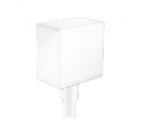 Шлангове під'єднання Hansgrohe FIXFIT Square білий (26455700)