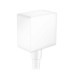 Шлангове під'єднання Hansgrohe FIXFIT Square білий (26455700)