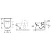 Комплект:4694HR01 ARCHITECTURA NEW унитаз подвес 37*53см, DirectFlush, с сидением Slow closing+458.103.00.1 DUOFIX Basic монт элемент для подвес унит