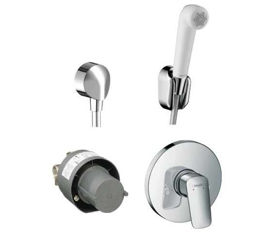 Набір прихованого монтажу з гігієнічною лійкою Hansgrohe LOGIS (1112019)